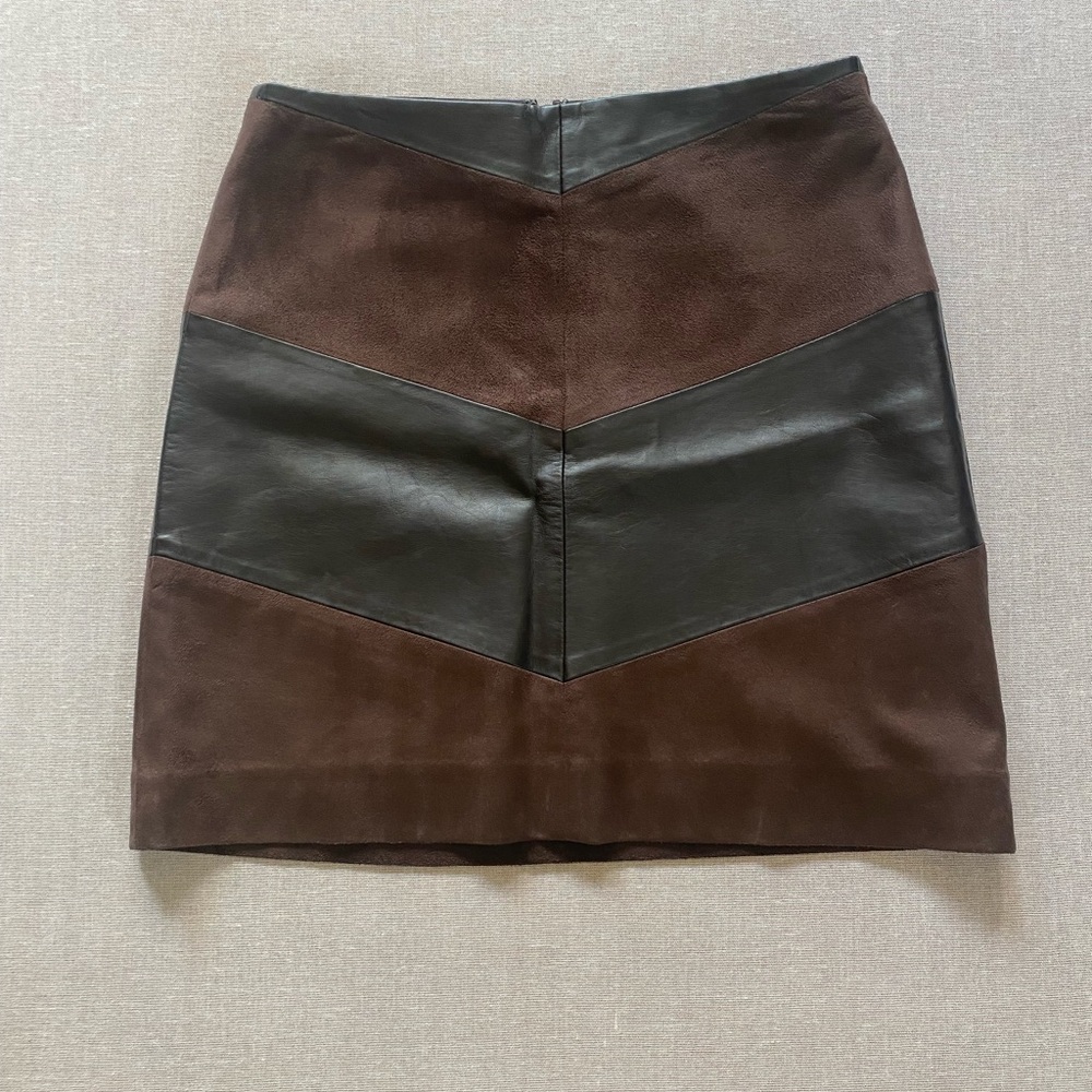 The Limited 90s vintage faux leather skirt.